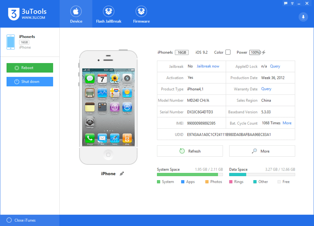 3utools for iphone 4s download free